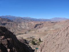06-View of a dry canyon